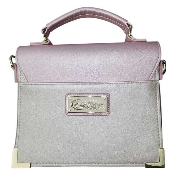 LOUNGEFLY SAILOR MOON Scepter Latch Pink Crossbody Handbag satchel - Picture 2 of 10